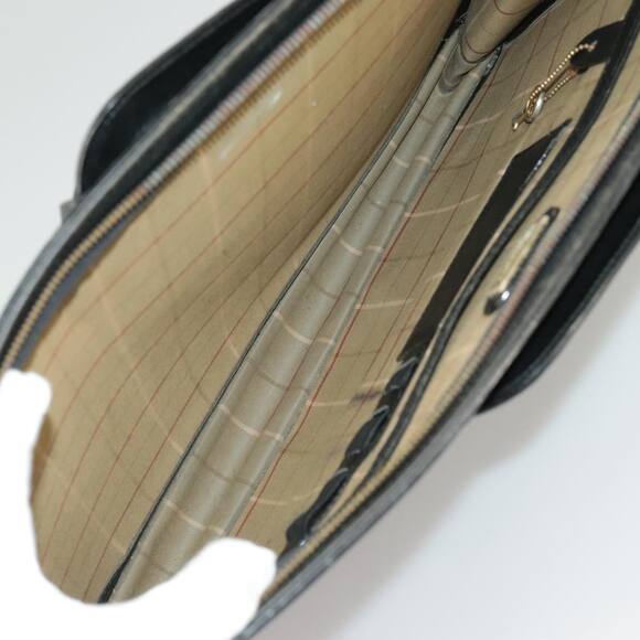 Burberry Business Bag Leather Black Gold - Picture 12 of 16